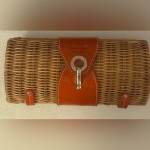 Kate Spade Wicker Clutch